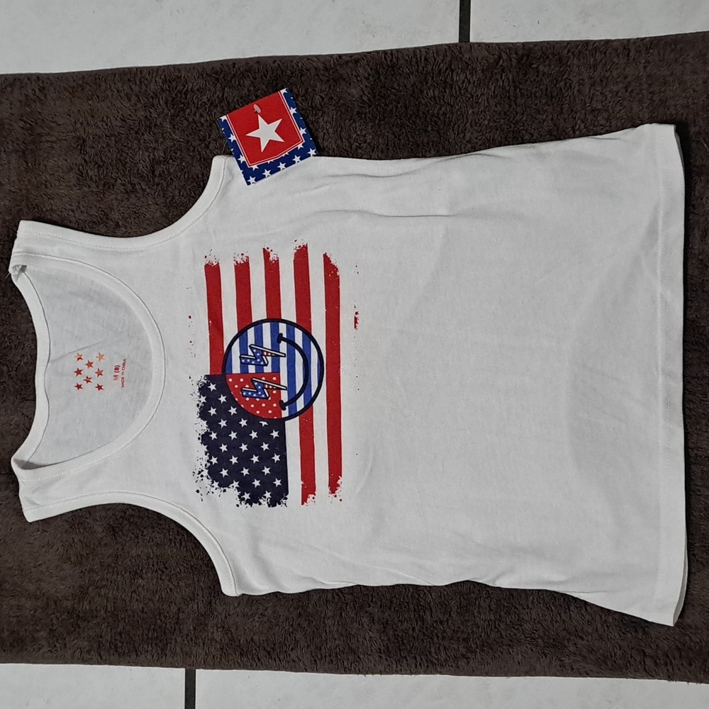NWT Boys flag tank top